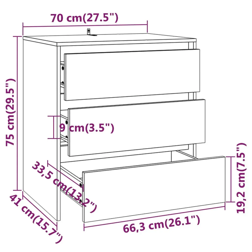 2 Piece Sideboard Engineered Wood Price