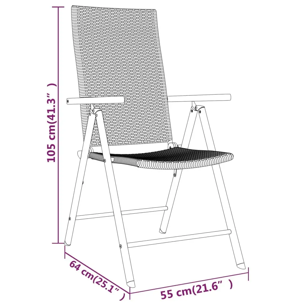 Garden Dining Set Black Price