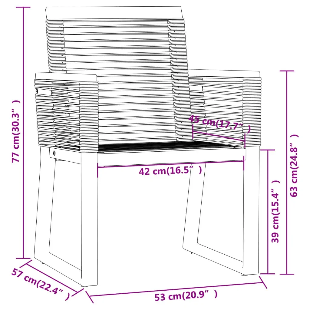 Garden Dining Set Black Price