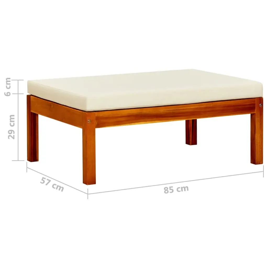 Garden Footrests 2 pcs Solid Acacia Wood Price