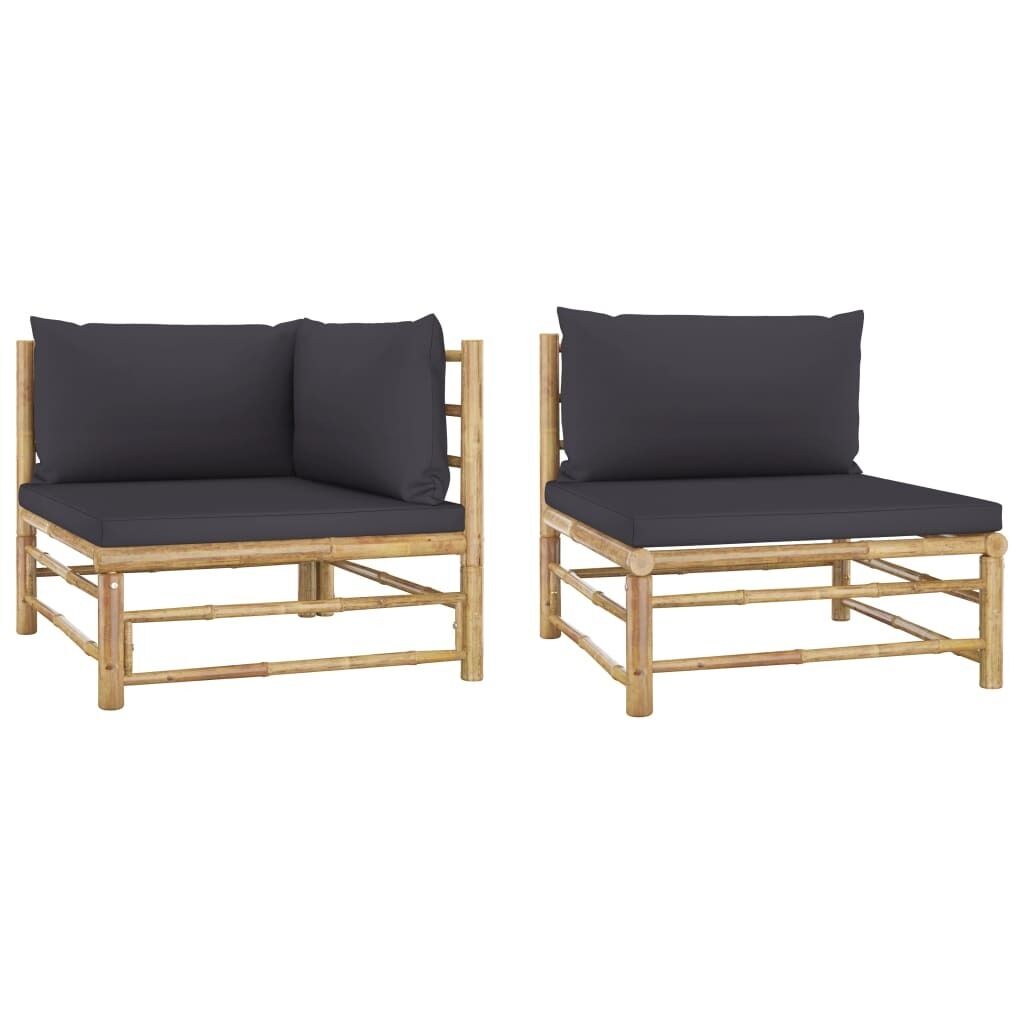 Garden Lounge Set with Cushions Bamboo Price