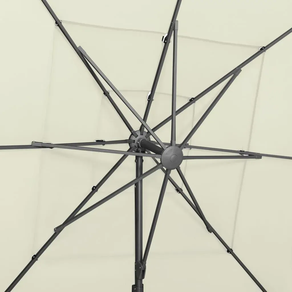 4-Tier Parasol with Aluminium Pole 250x250 cm Price