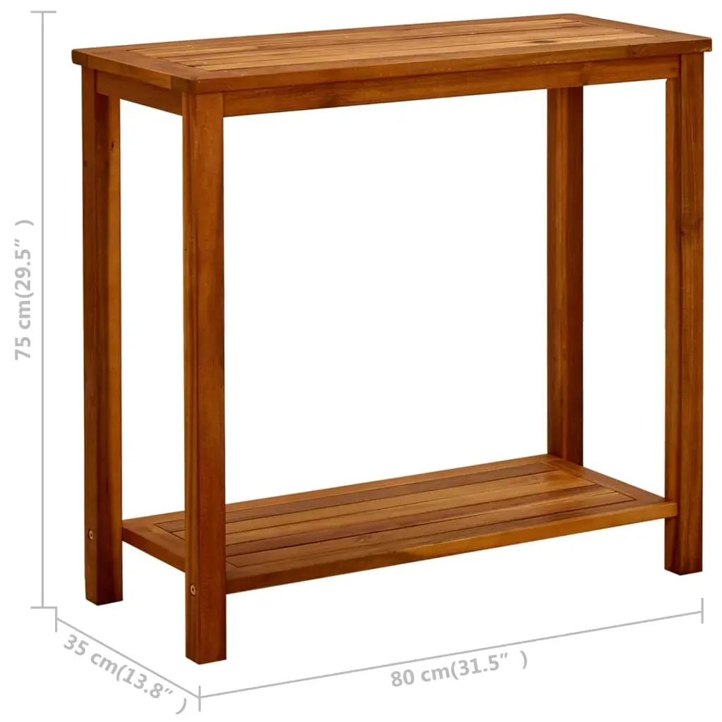 Garden Console Table Solid Acacia Wood Price