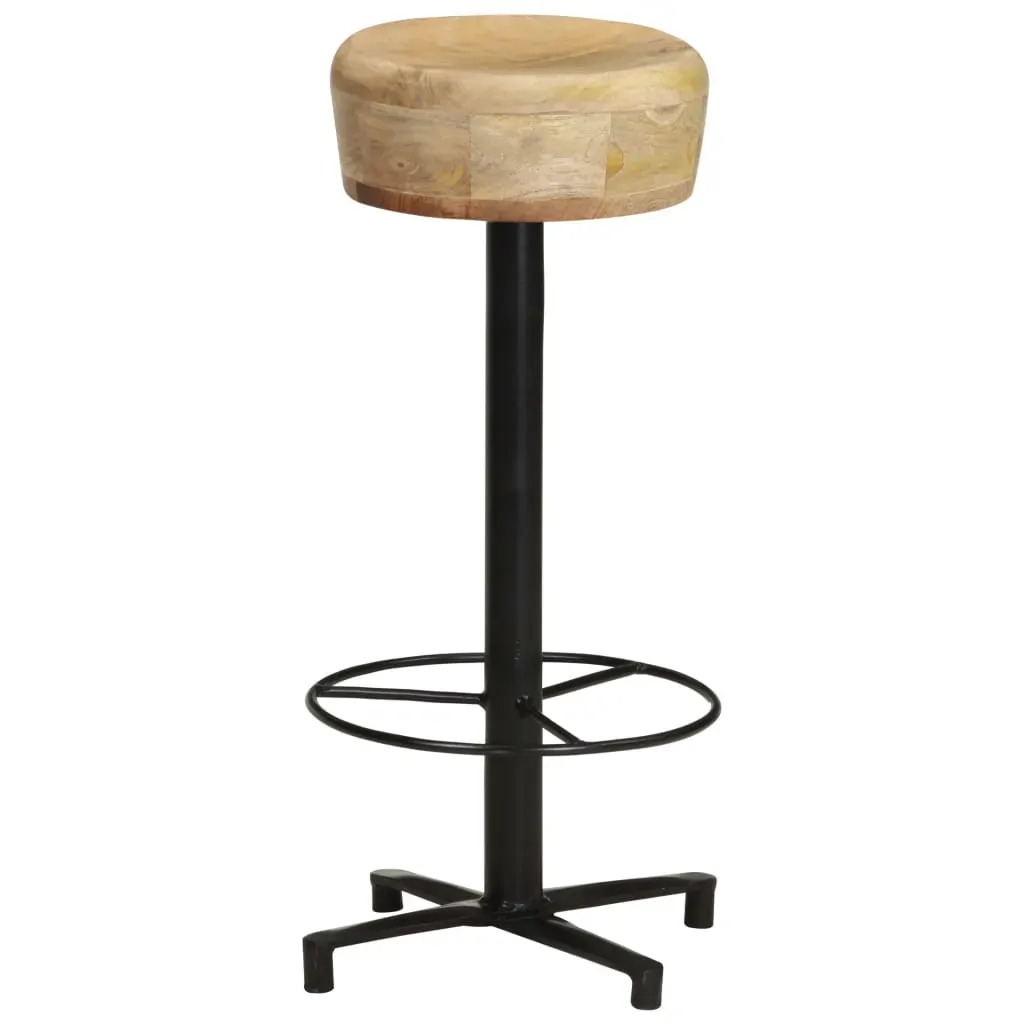 Bar Stools 2 pcs Solid Mango Wood Price
