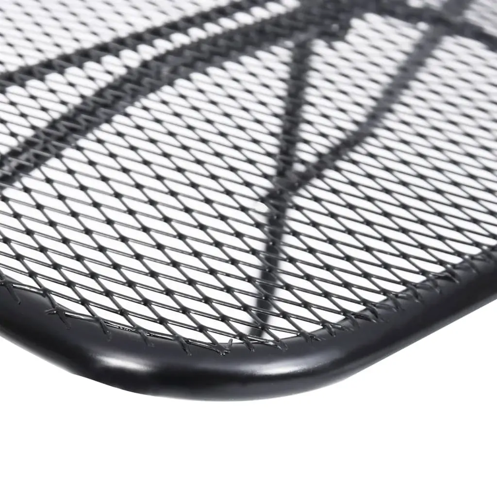 Balcony Table Black 60x40 cm Steel Price