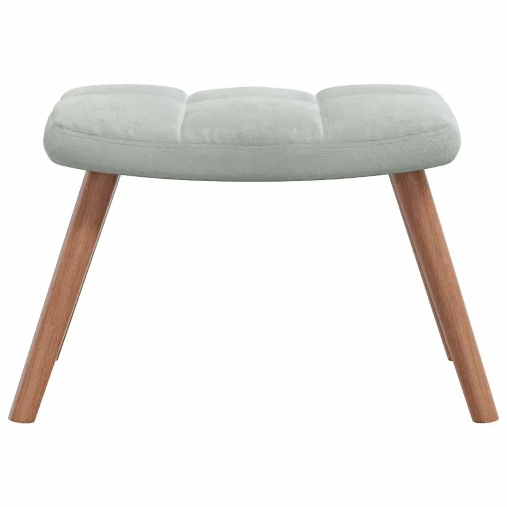 Relaxing Chair with a Stool Velvet Price