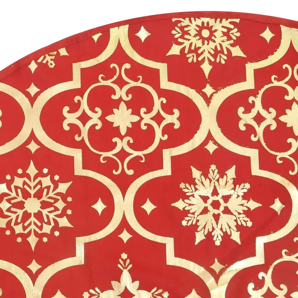 Luxury Christmas Tree Skirt with Sock Red Fabric Price