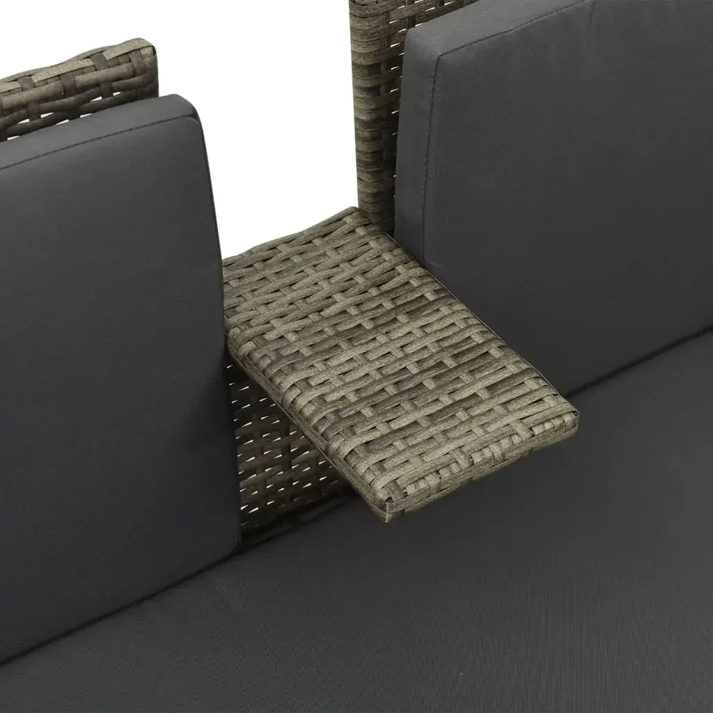 Garden Lounge Set with Cushions Poly Rattan Price
