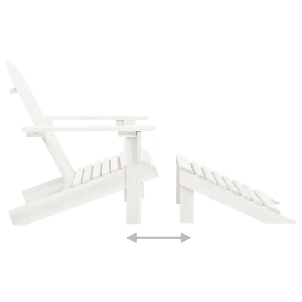 Garden Chair with Ottoman Wood Price