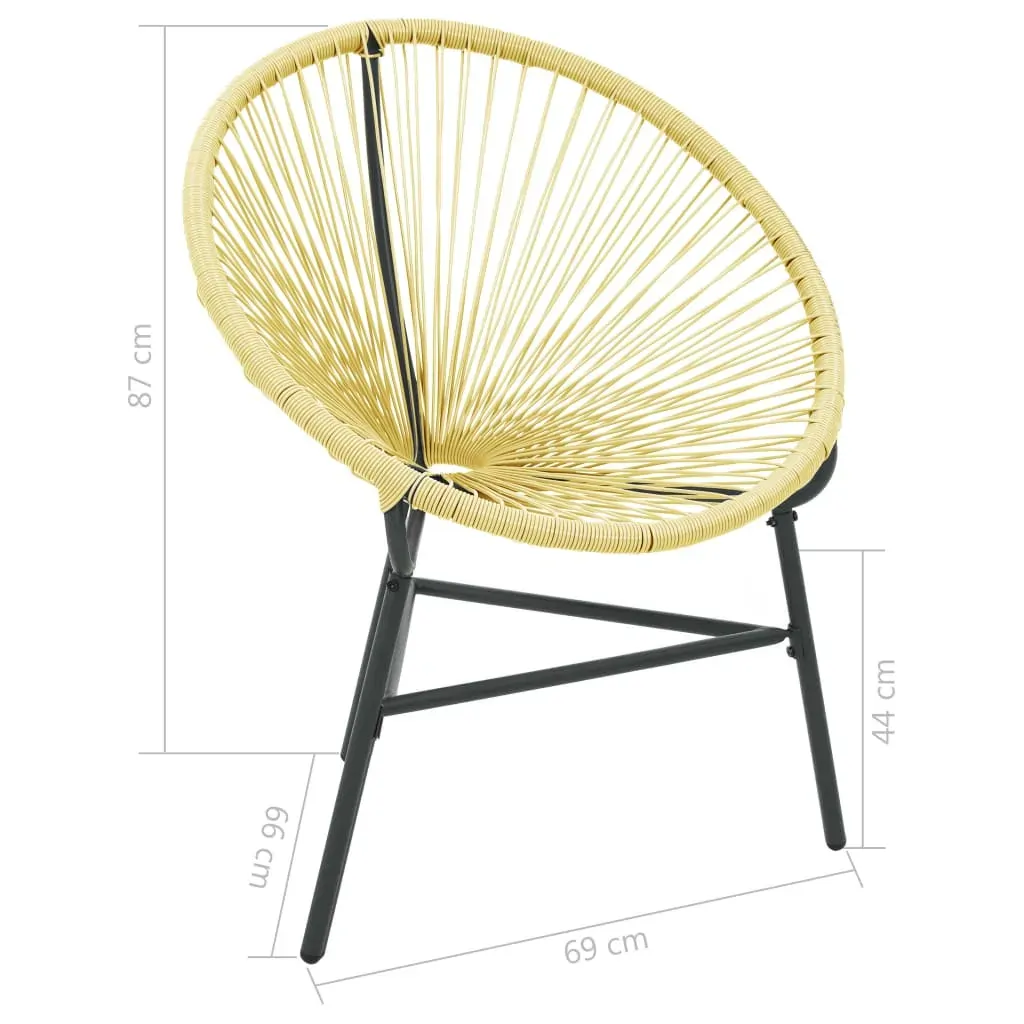 Garden Moon Chair Poly Rattan Price