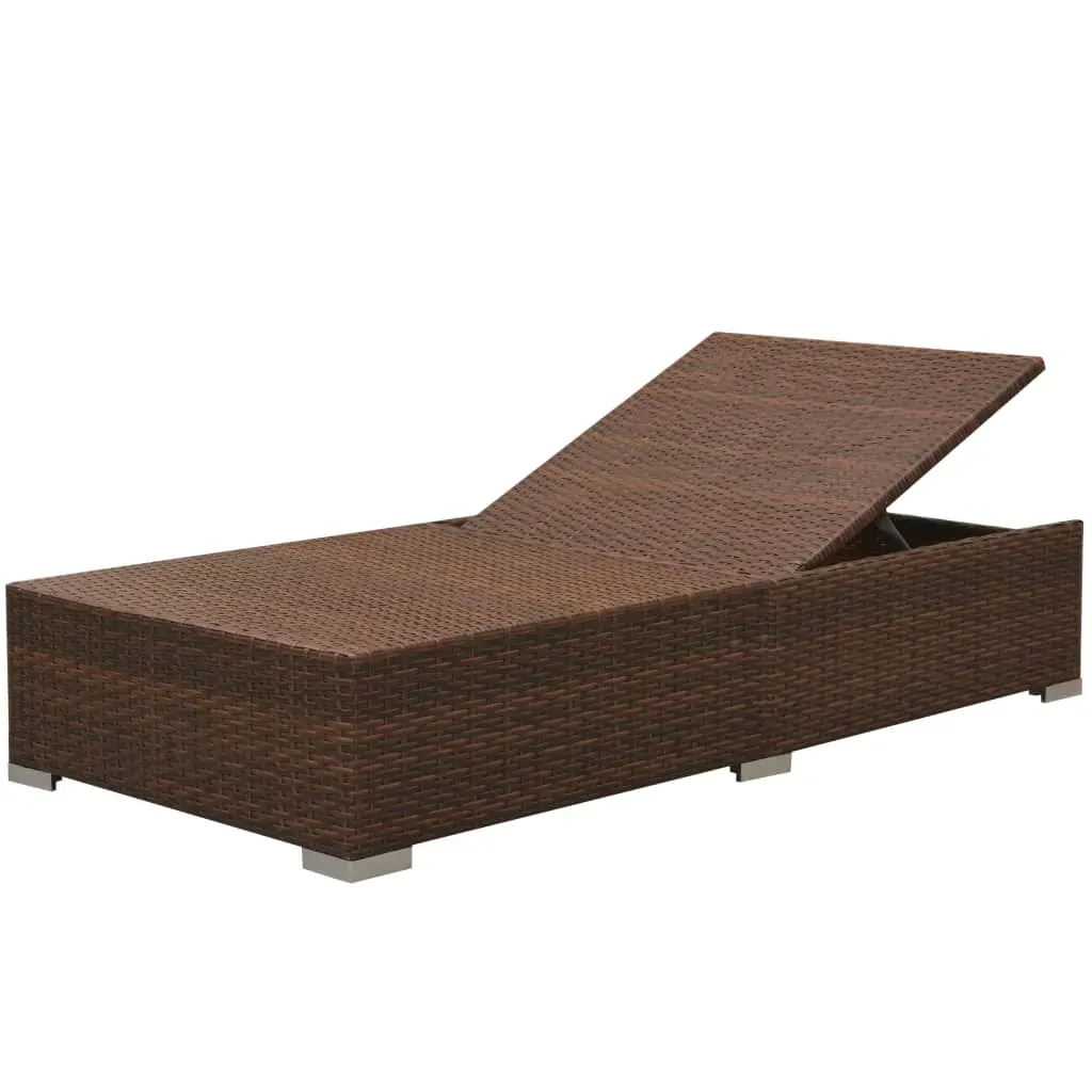 3 Piece Garden Lounge Set with Cushions Poly Rattan Price