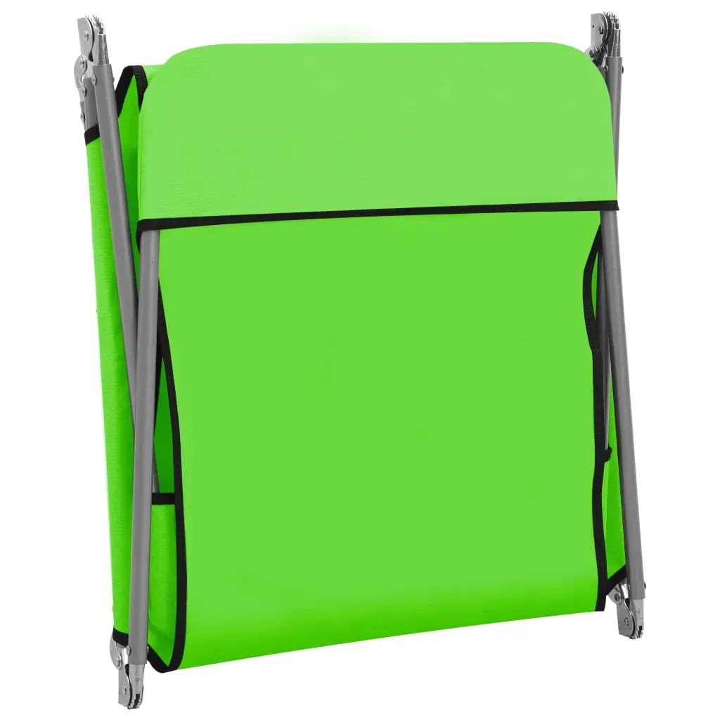 Folding Sun Loungers 2 pcs Steel and Fabric Price