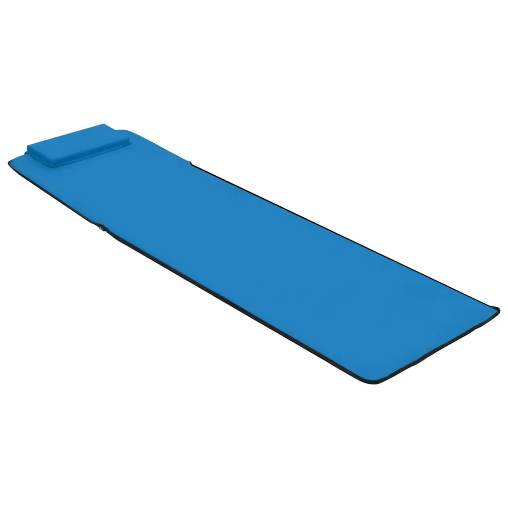 Folding Beach Mats 2 pcs Steel and Fabric Price