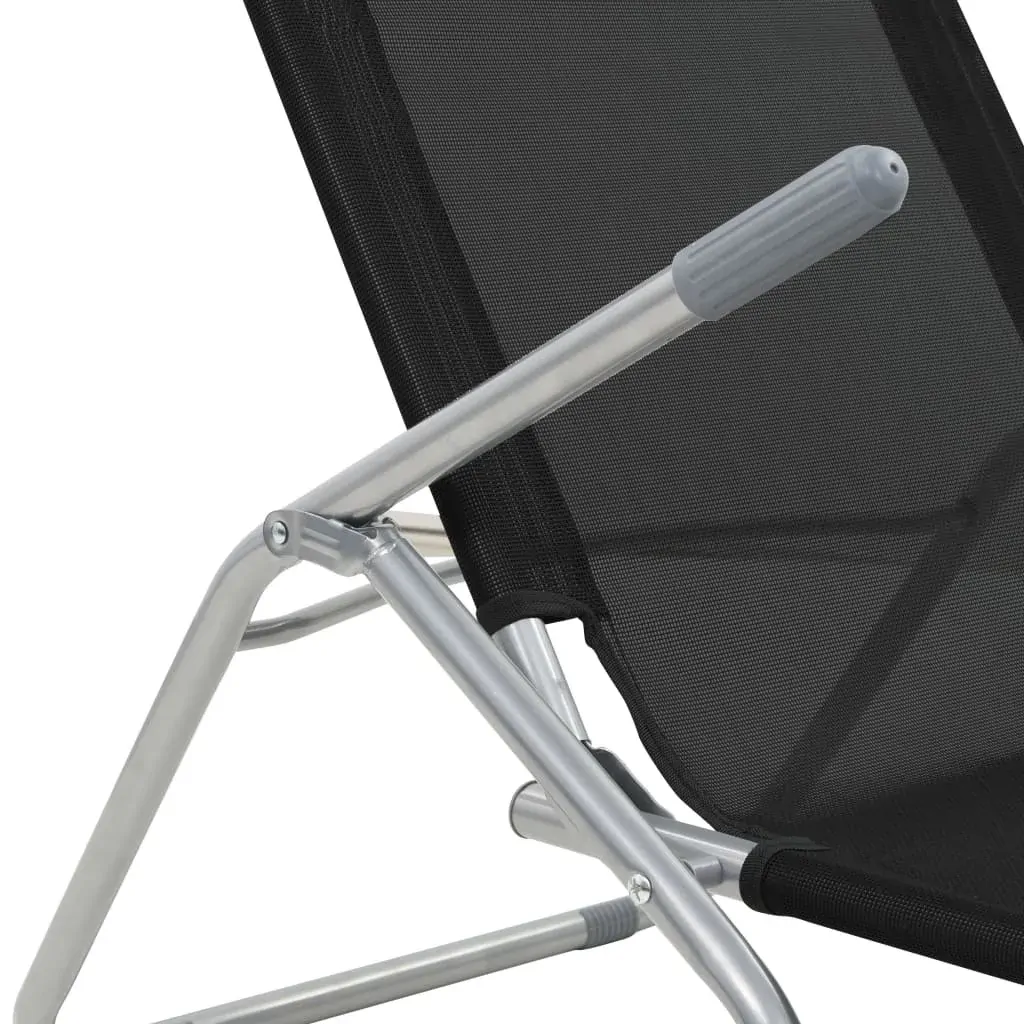 Folding Sun Loungers 2 pcs Textilene Price