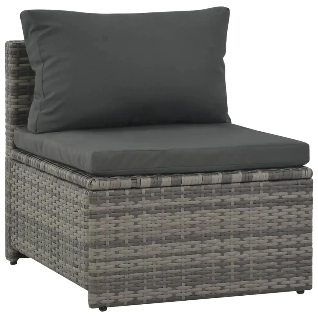 6 Piece Garden Lounge Set with Cushions Poly Rattan Price