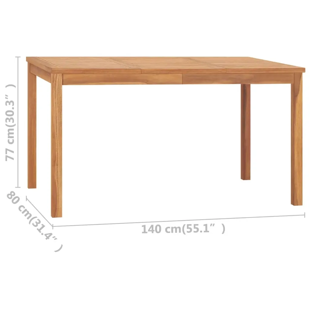 Garden Table Solid Teak Wood Price