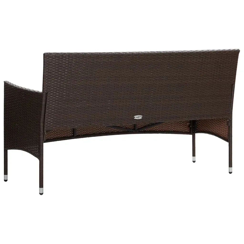 4 Piece Garden Lounge Set With Cushions Poly Rattan Price