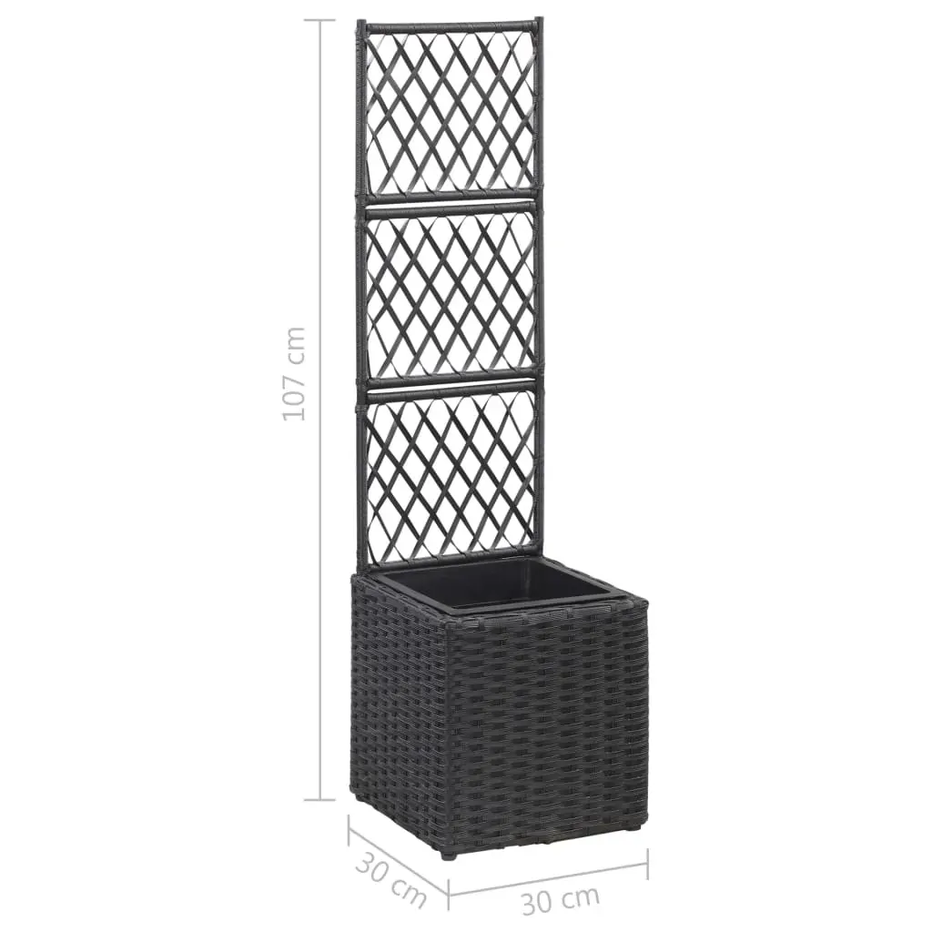 Trellis Raised Bed with Pot Poly Rattan Price