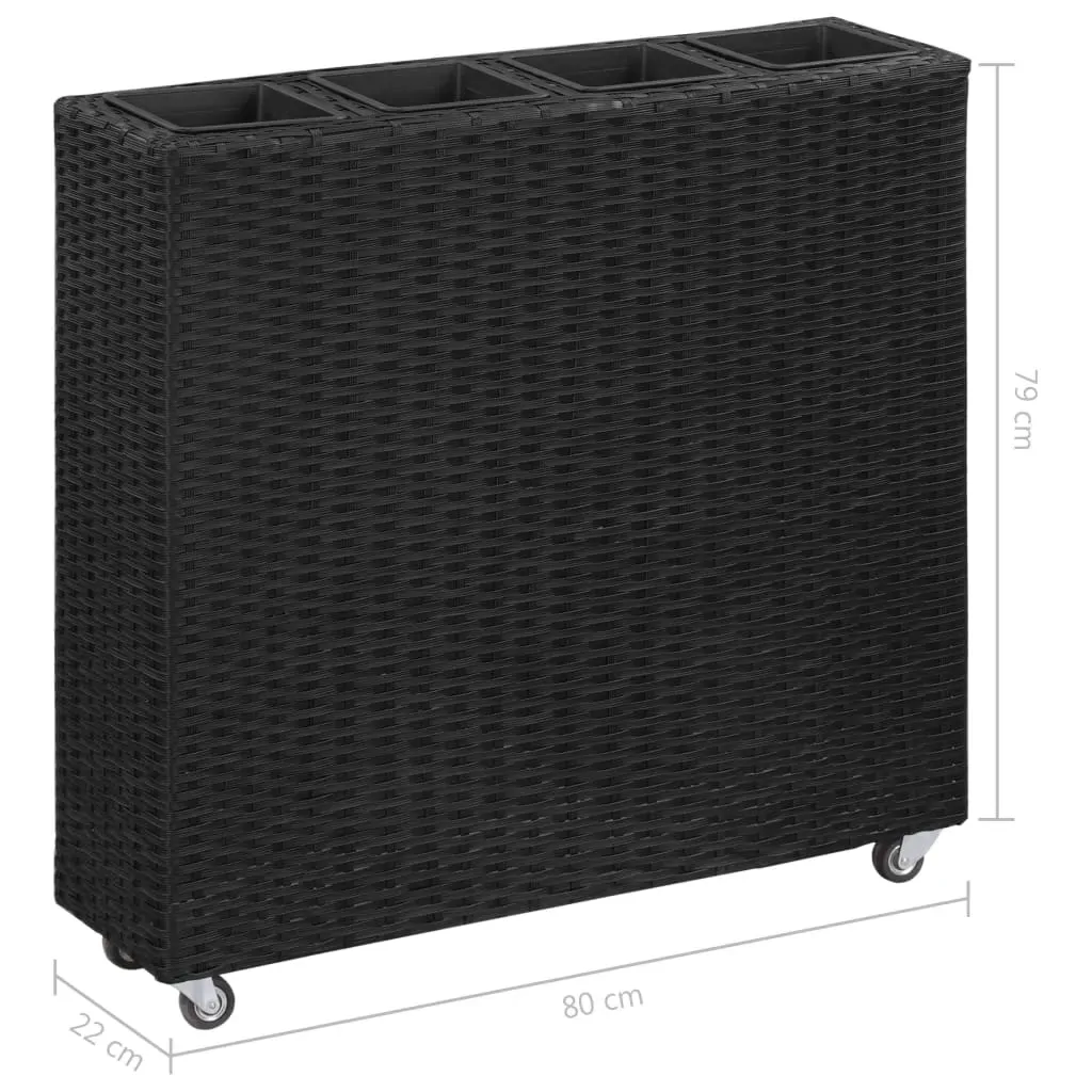 Garden Raised Bed with Pots Poly Rattan Price
