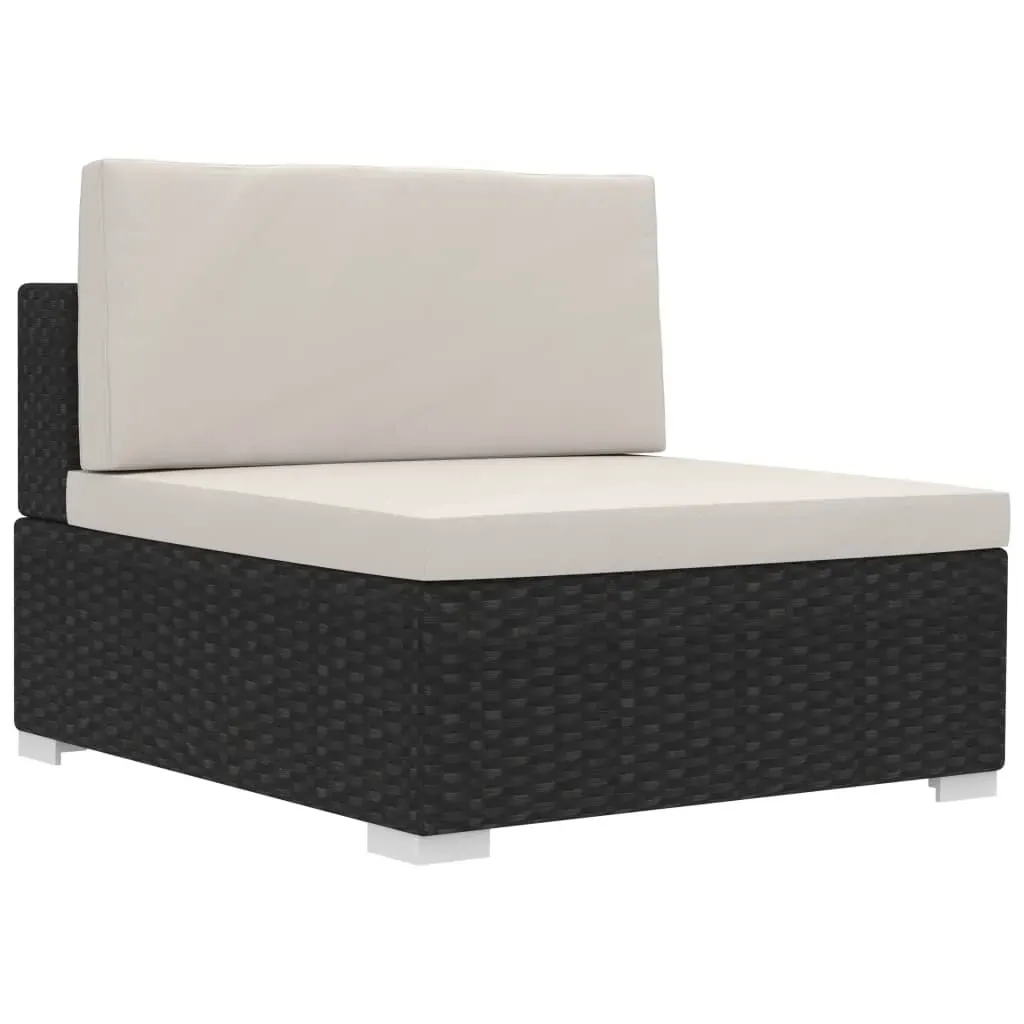 Garden Sofa Set with Cushions Poly Rattan Price