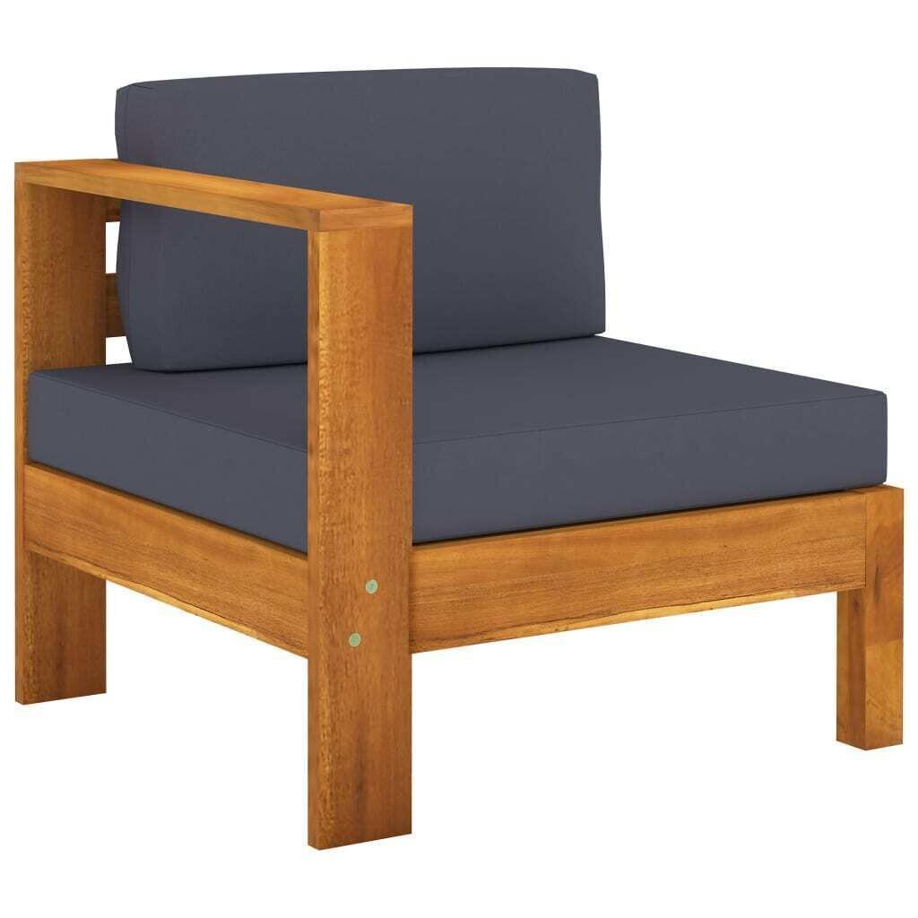Garden Sofa Bench with Cushions Solid Acacia Wood Price