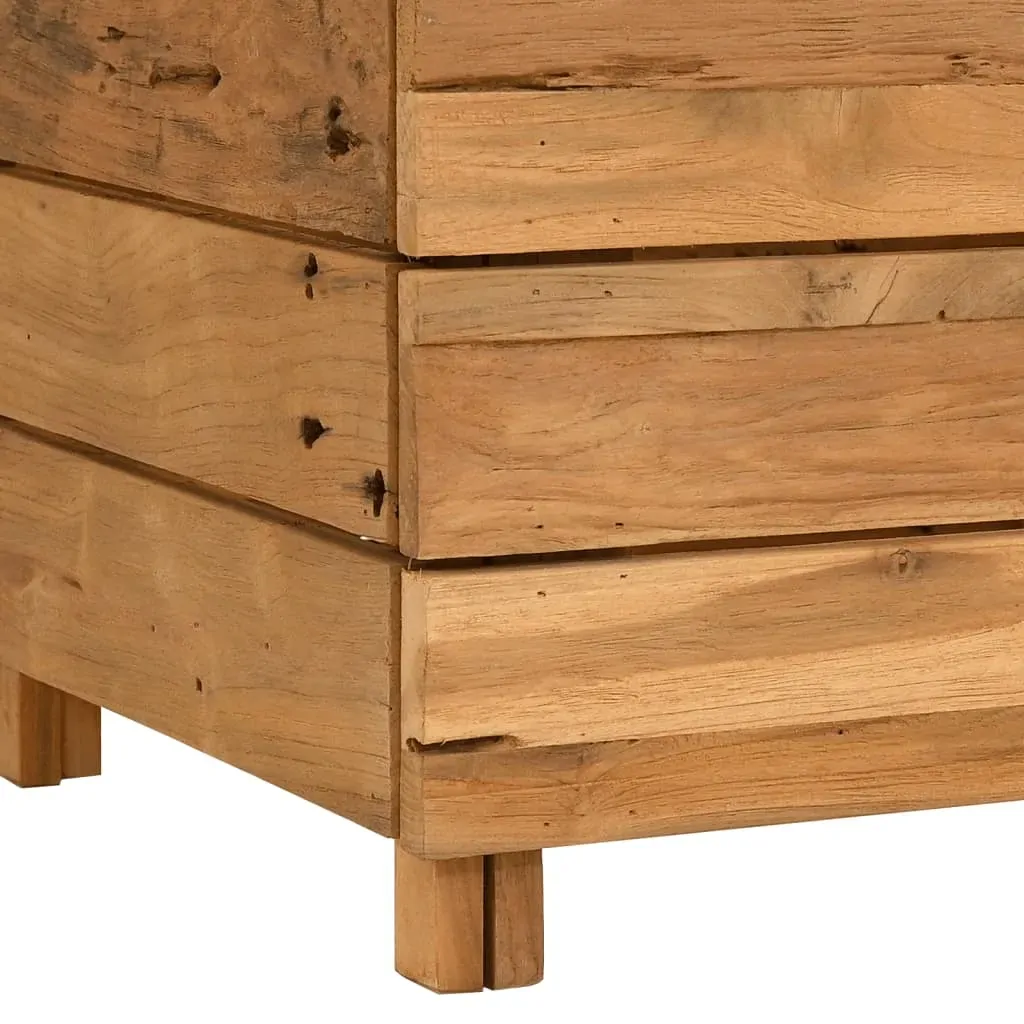 Raised Bed Recycled Teak and Steel Price