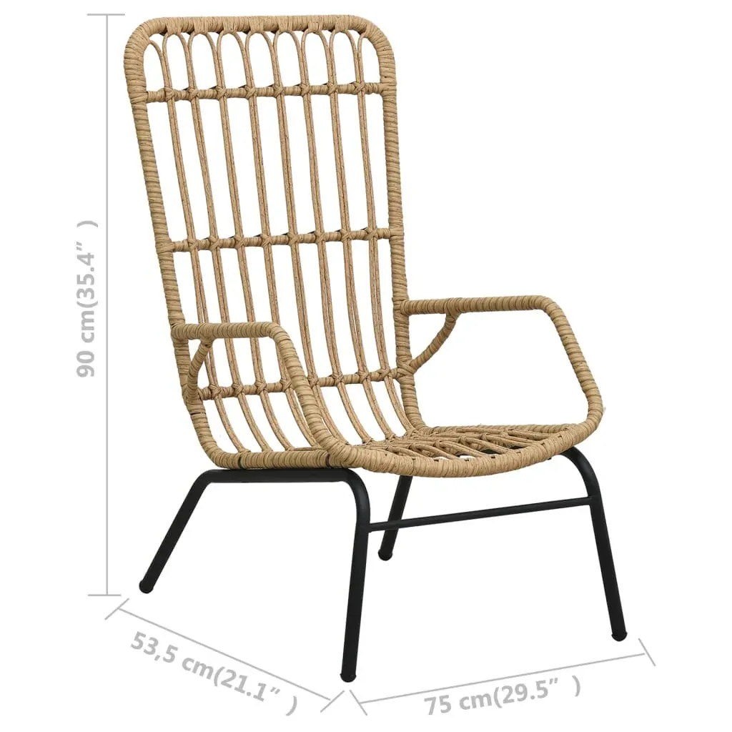 Garden Chair Poly Rattan Price