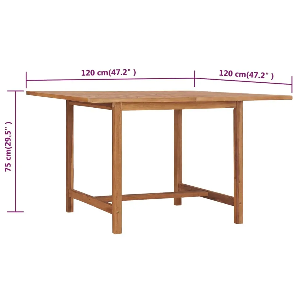 Garden Table Solid Teak Wood Price