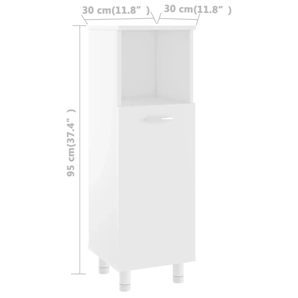 Bathroom Cabinet 30x30x95 cm Engineered Wood Price