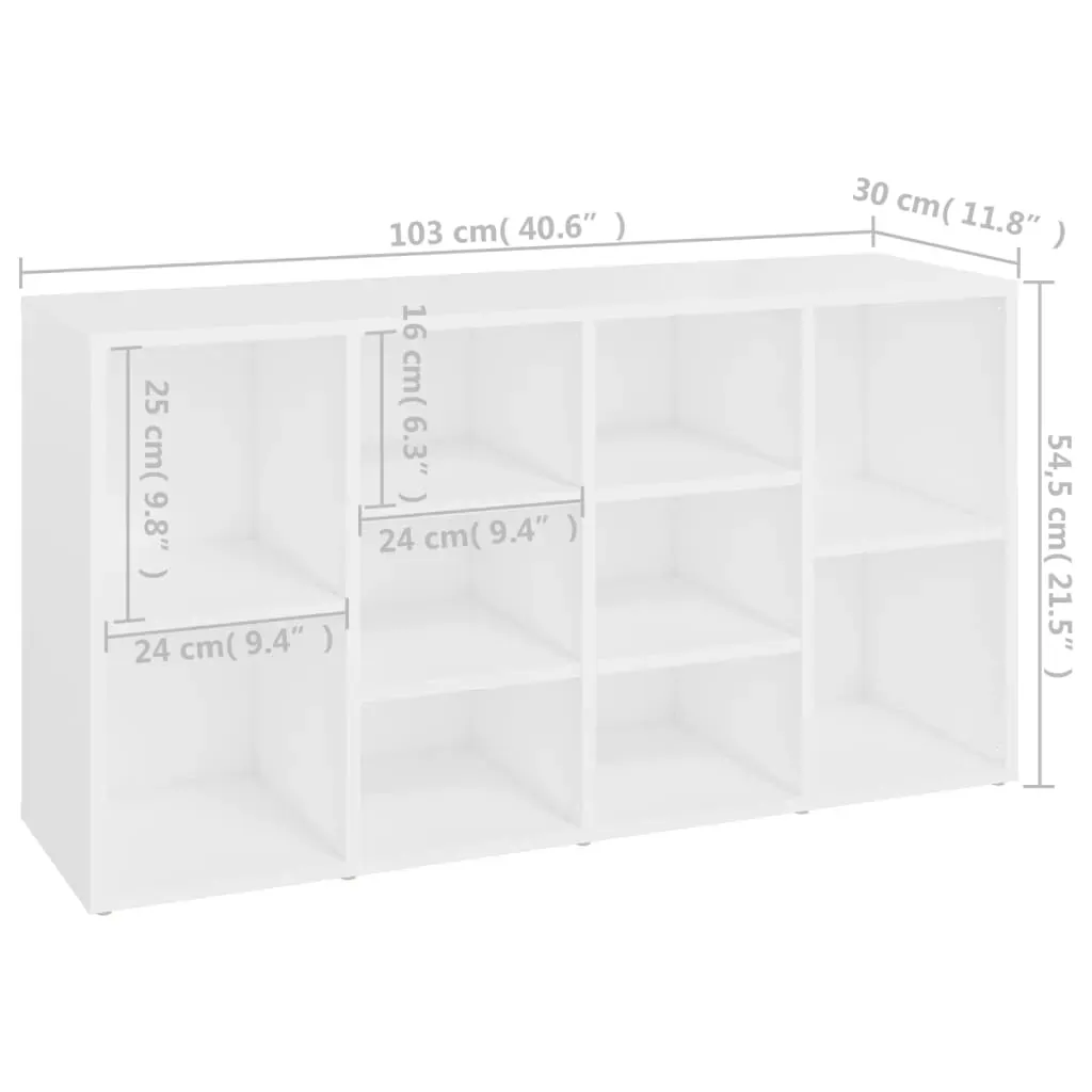 Shoe Bench 103x30x54.5 cm Engineered Wood Price