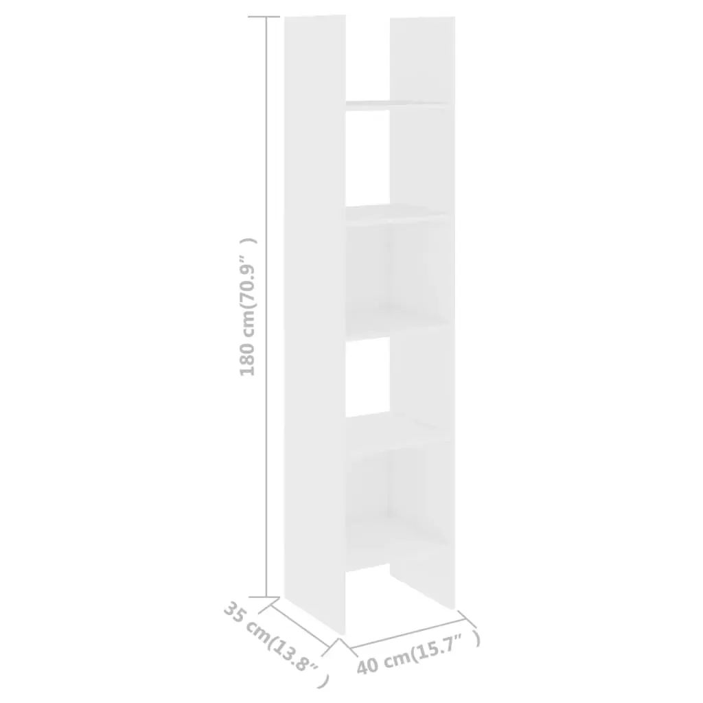Book Cabinet 40x35x180 cm Engineered Wood Price