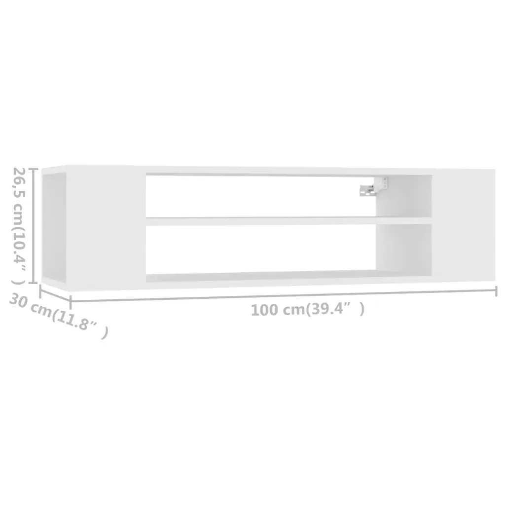 Neches Hanging TV Cabinet 100x30x26.5 cm Engineered Wood Price