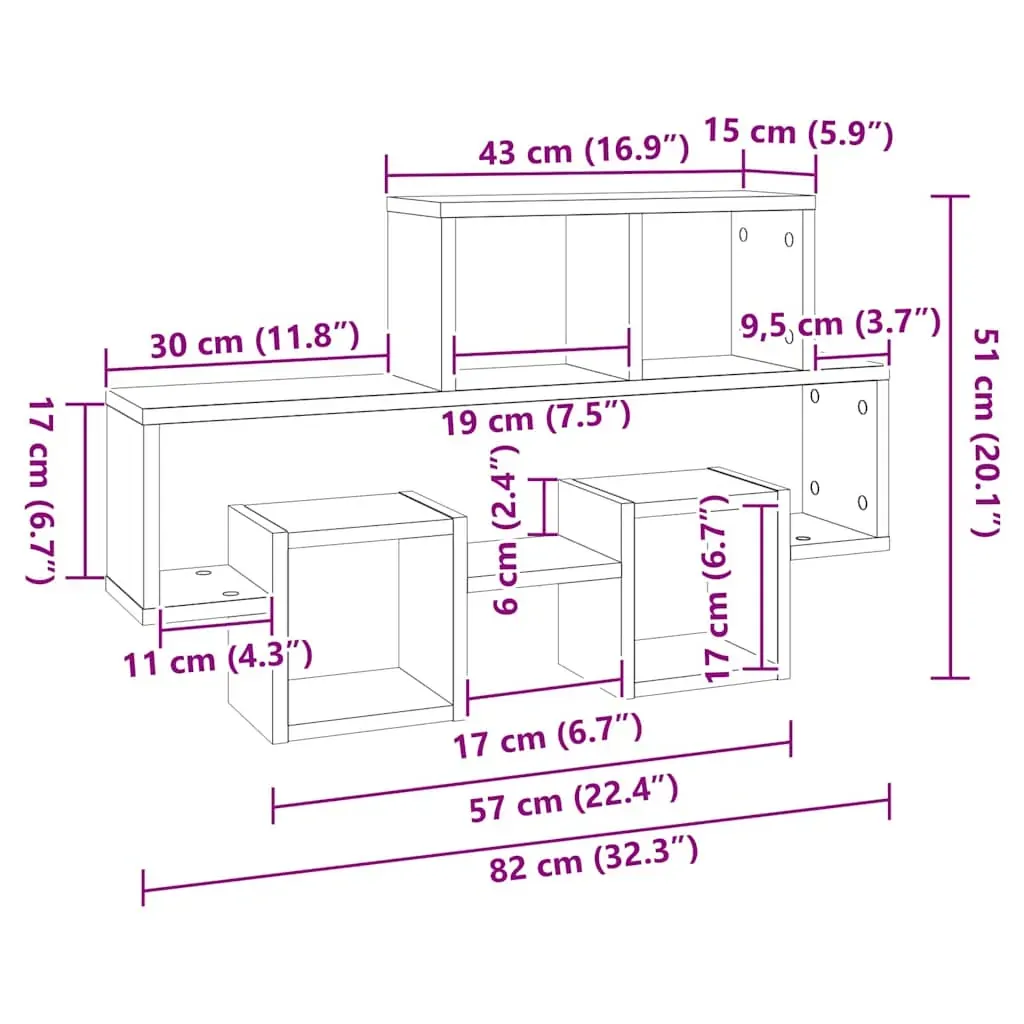 Car-shaped Wall Shelf 82x15x51 cm Engineered Wood Price