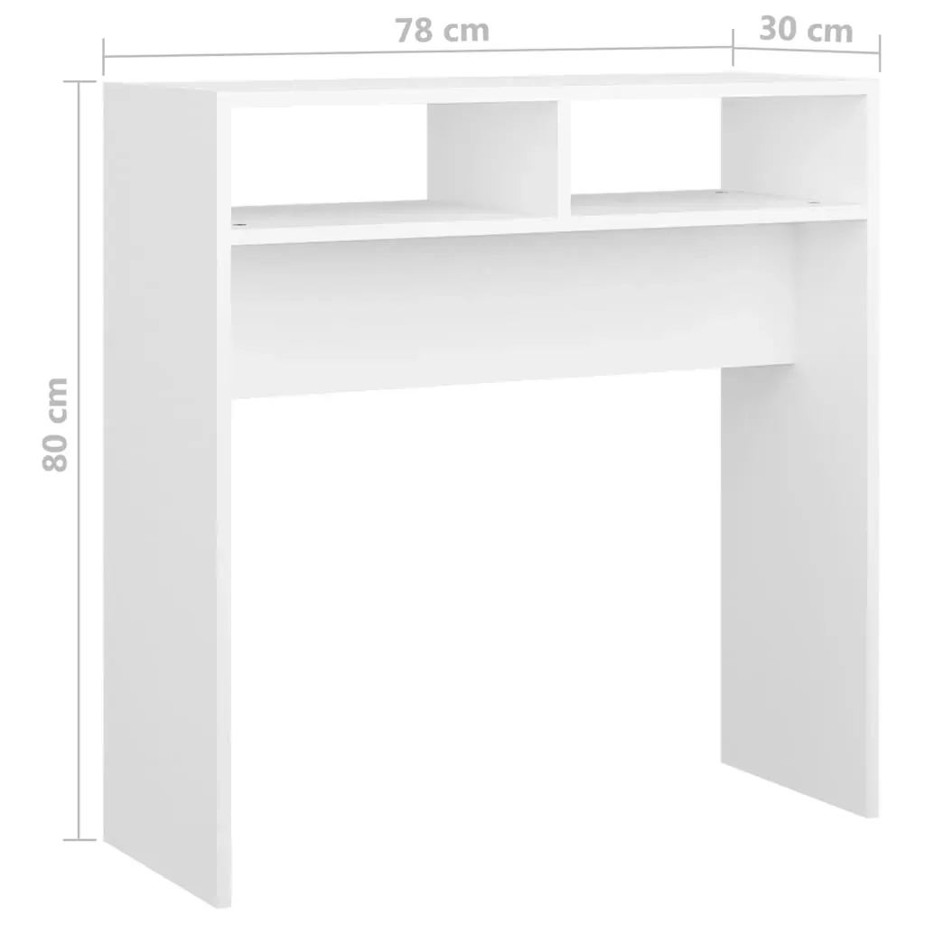 Console Table 78x30x80 cm Engineered Wood Price