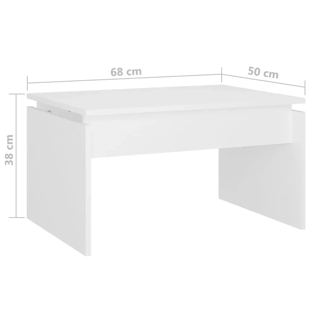 Coffee Table 68x50x38 cm Engineered Wood Price