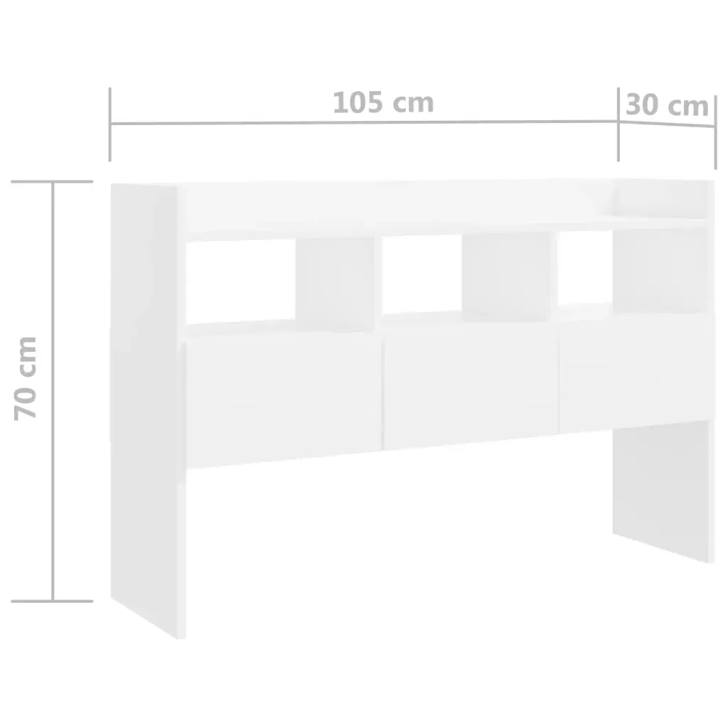 Sideboard 105x30x70 cm Engineered Wood Price