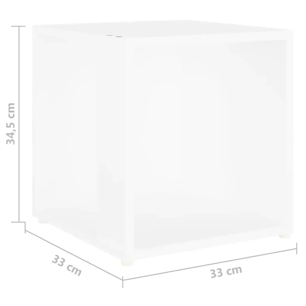 Enumclaw Side Table 33x33x34.5 cm Engineered Wood Price