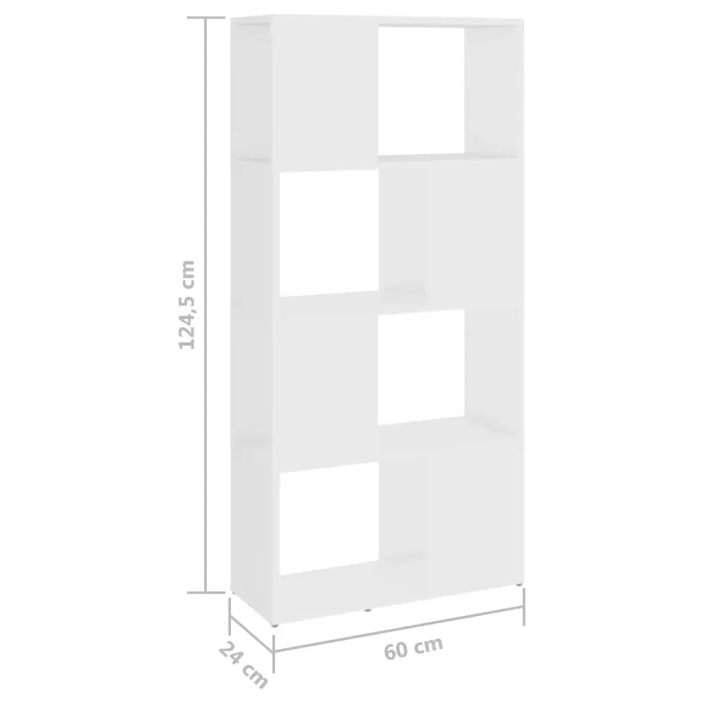 Moston Book Cabinet Room Divider 60x24x124.5 cm Engineered Wood Price