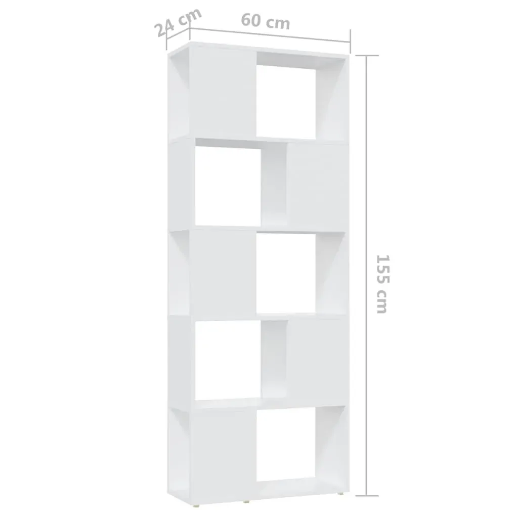 Book Cabinet Room Divider 60x24x155 cm Engineered Wood Price
