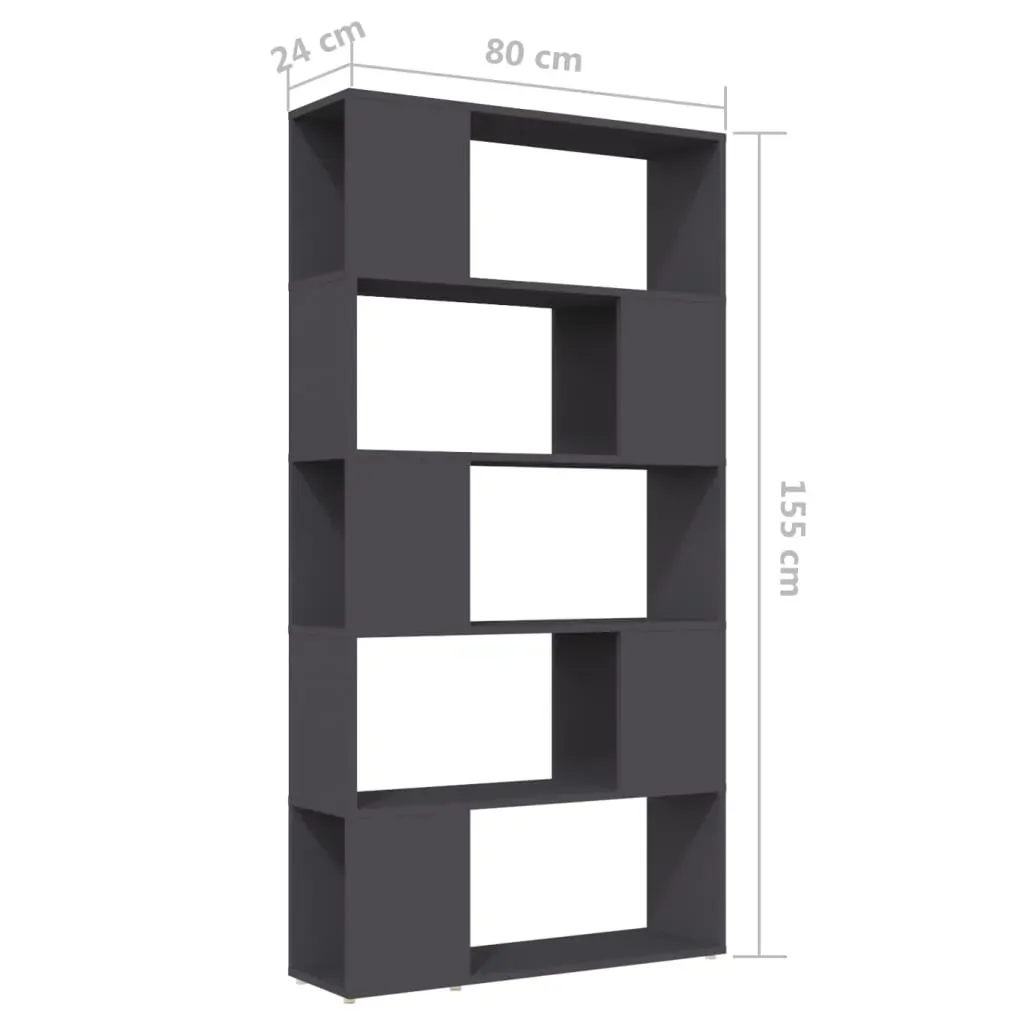 Eden Book Cabinet Room Divider 80x24x155 cm Engineered Wood Price