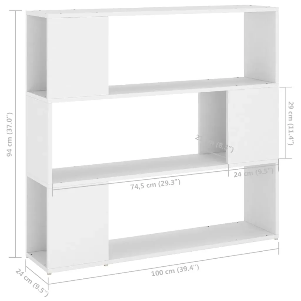 Pennsauken Book Cabinet Room Divider 100x24x94 cm Price