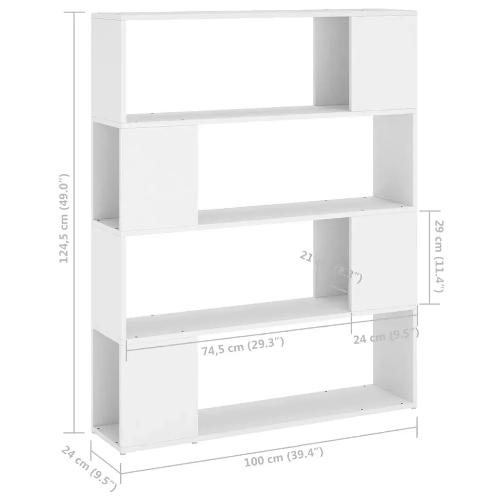 Earley Book Cabinet Room Divider 100x24x124 cm Price