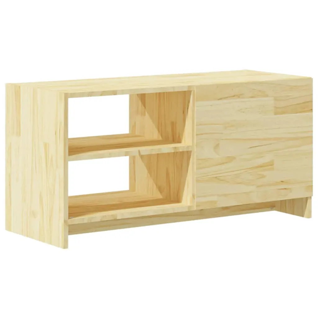 Chingford TV Cabinet 80x31x39 cm Solid Pinewood Price