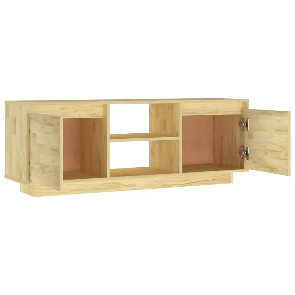 Hermantown TV Cabinet 110x30x40 cm Solid Pinewood Price