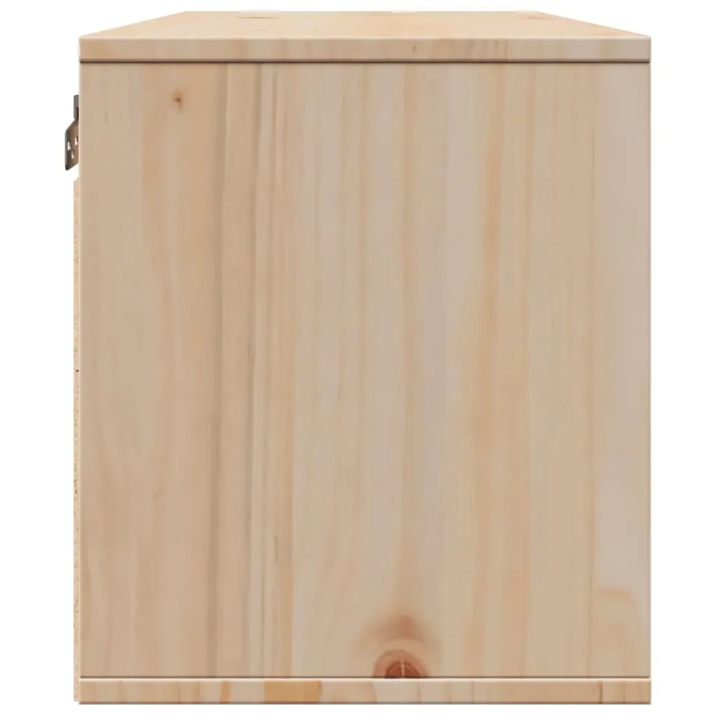 Wall Cabinet 80x30x35 cm Solid Wood Pine Price