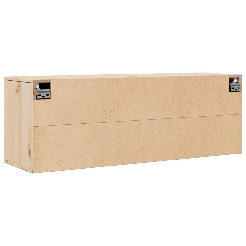 Wall Cabinet 100x30x35 cm Solid Wood Pine Price