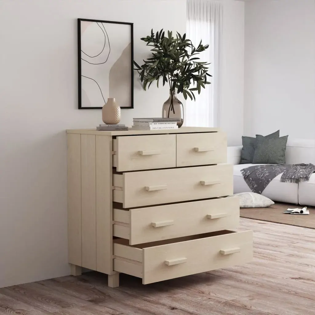 Sideboard Honey 79x40x80 cm Solid Wood Pine Price