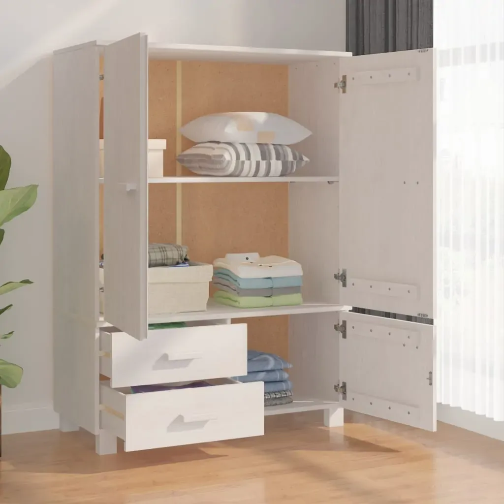 Wardrobe 99x45x137 cm Solid Wood Pine Price