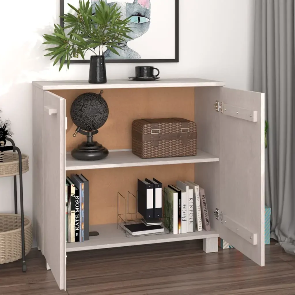 Sideboard 85x35x80 cm Solid Wood Pine Price