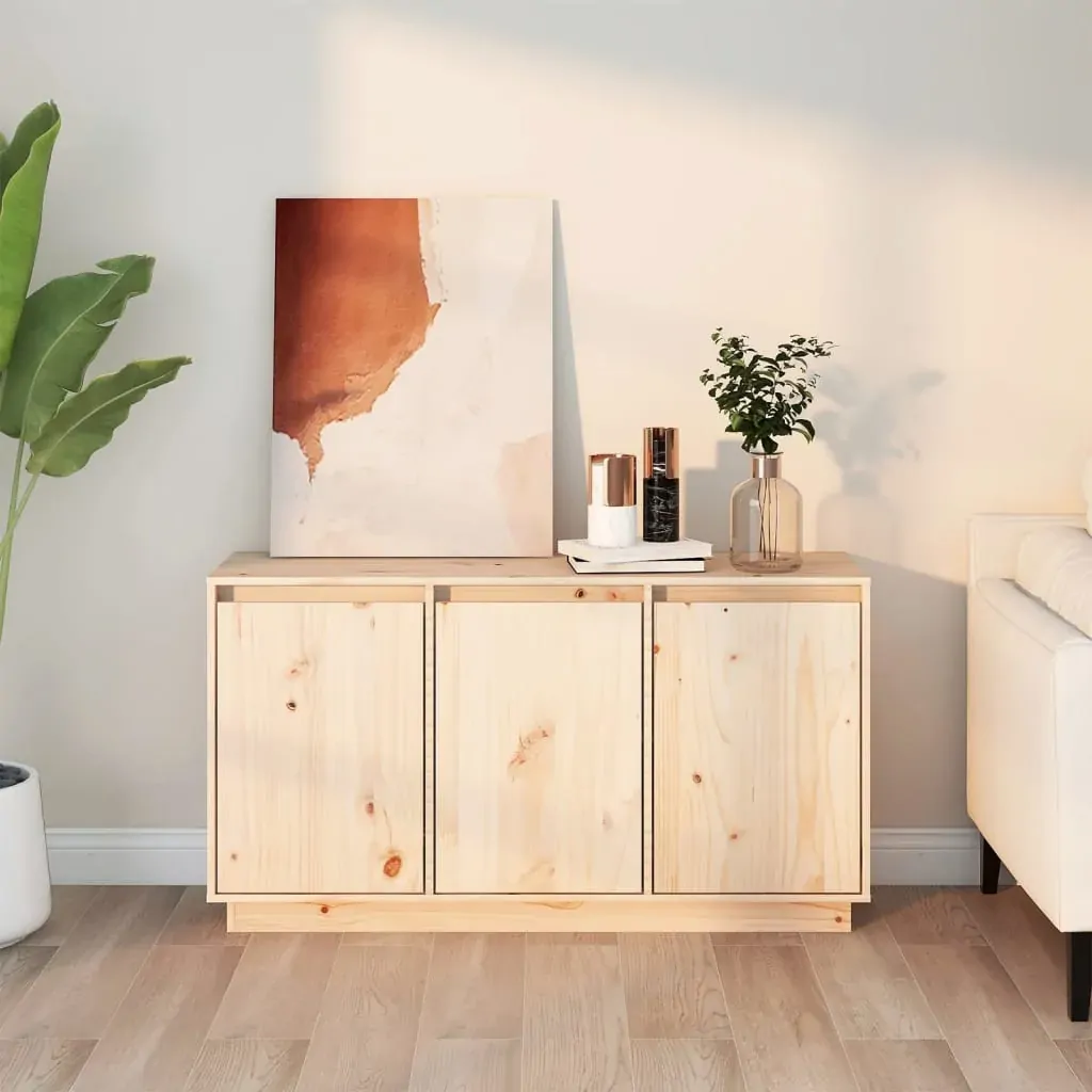 Sideboard 111x34x60 cm Solid Wood Pine Price